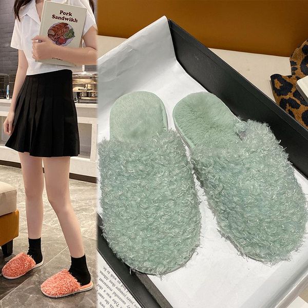 slippers shoes women ladies' flock pantofle cover toe soft 2021 massage flat concise casual slides rubber rome short plush basi, Black
slippers shoes women ladies' flock pantofle cover toe soft 2021 massage flat concise casual slides rubber rome short plush basi, Black
