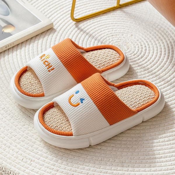 four seasons household slippers female indoor and outdoor lovers home thick soled cotton male summer, Black
four seasons household slippers female indoor and outdoor lovers home thick soled cotton male summer, Black