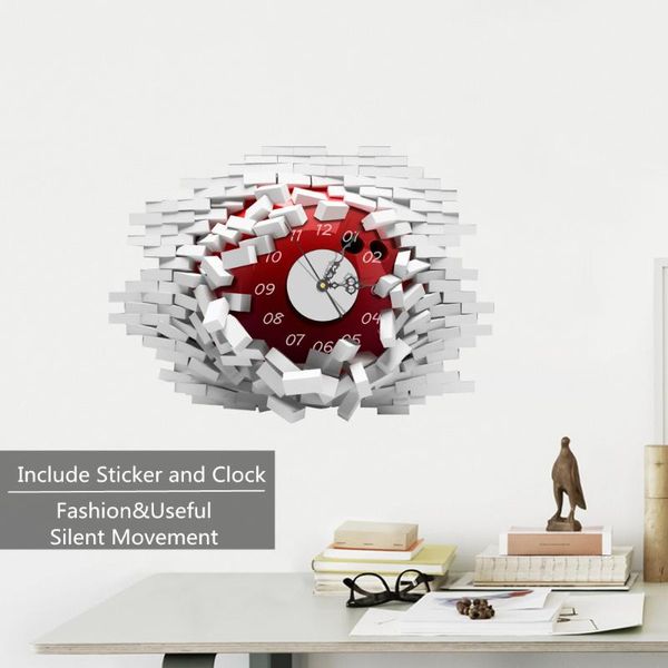 wall stickers broken novelty silent movement clock fancy watch 3d self adhesive sticker for livingroom bedroom home decor decal
wall stickers broken novelty silent movement clock fancy watch 3d self adhesive sticker for livingroom bedroom home decor decal