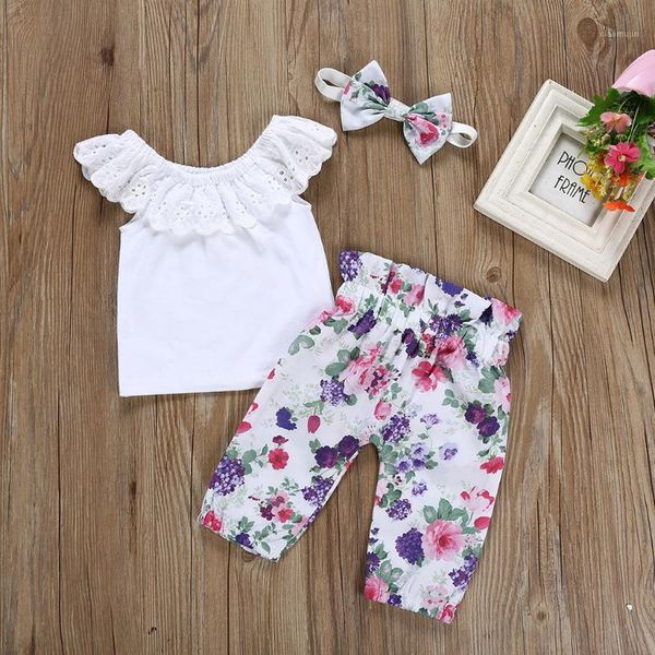 clothing sets toddler girls clothes set born baby ruffle sleeveless tee +floral pants+headband outfits 3pcs infant, White
clothing sets toddler girls clothes set born baby ruffle sleeveless tee +floral pants+headband outfits 3pcs infant, White