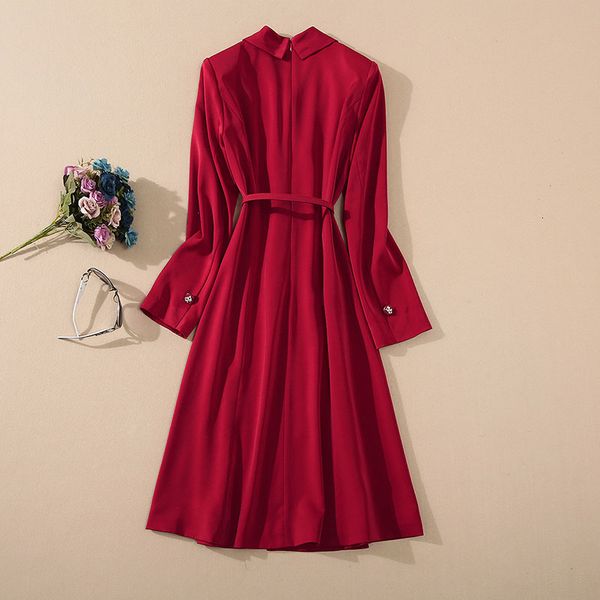 dresses celebrity party style autumn women notched collar crystal beading buttons up long sleeve red, Black;gray
dresses celebrity party style autumn women notched collar crystal beading buttons up long sleeve red, Black;gray