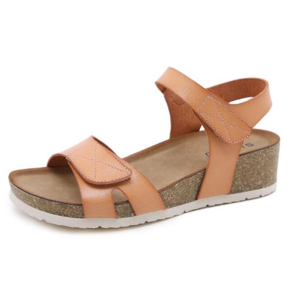 woman summer sandals for women shoes comfy soft female wedge non-slip beach thick bottom cork ladies q246, Black
woman summer sandals for women shoes comfy soft female wedge non-slip beach thick bottom cork ladies q246, Black