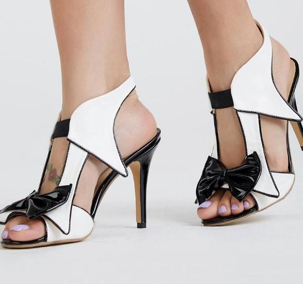 female leather super high heel sandals ankle big bowknot gladiator sandal shoes single strap thin pumps, Black
female leather super high heel sandals ankle big bowknot gladiator sandal shoes single strap thin pumps, Black