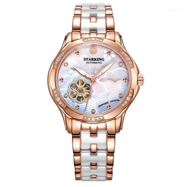 trend female mechanical fashion ceramic strap waterproof noctilucent women's watches al0231 wristwatches, Slivery;brown
trend female mechanical fashion ceramic strap waterproof noctilucent women's watches al0231 wristwatches, Slivery;brown