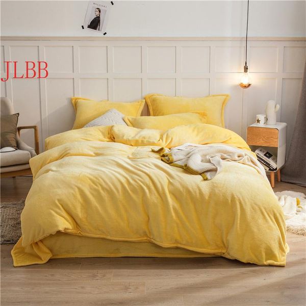 bedding sets 2021 winter flannel fleece set warm soft home linens twin king size sheet solid yellow modern duvet cover 3/4
bedding sets 2021 winter flannel fleece set warm soft home linens twin king size sheet solid yellow modern duvet cover 3/4