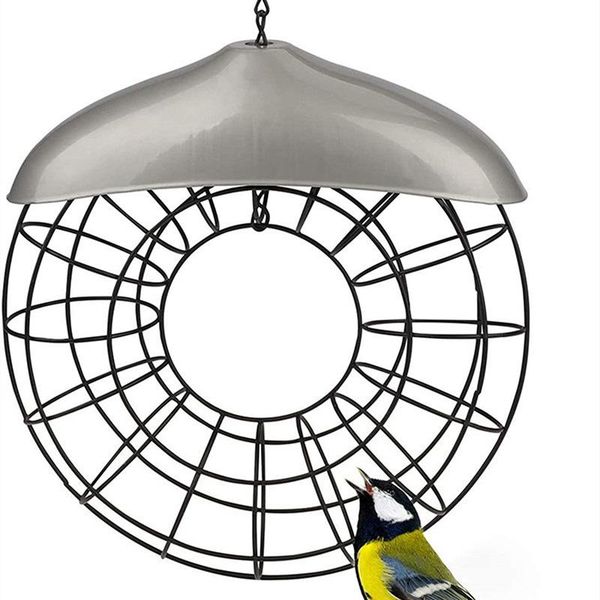 other bird supplies feeder windproof rainproof fat ball holder round wreath metal hanging outdoor with large food ring
other bird supplies feeder windproof rainproof fat ball holder round wreath metal hanging outdoor with large food ring
