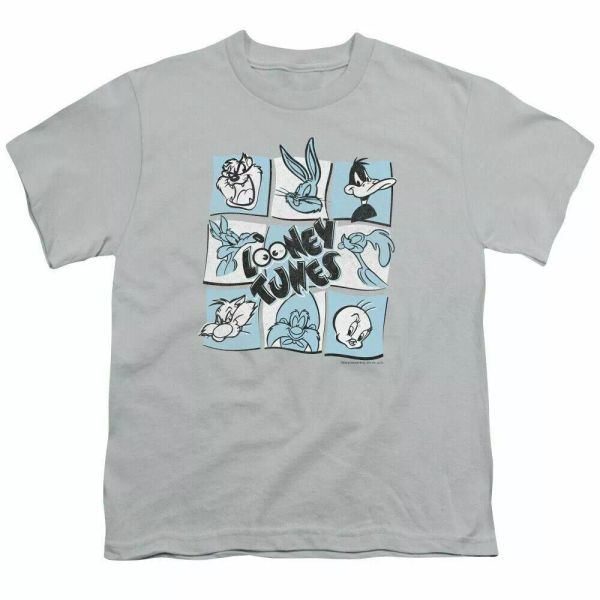 looney tunes the looney bunch kids youth t shirt licensed cartoon tee silver, White;black
looney tunes the looney bunch kids youth t shirt licensed cartoon tee silver, White;black