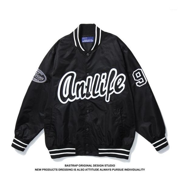 men's jackets bomber baseball jacket embroidery streetwear hip hop outwear autumn spring coat oversized harajuku varsity, Black;brown
men's jackets bomber baseball jacket embroidery streetwear hip hop outwear autumn spring coat oversized harajuku varsity, Black;brown