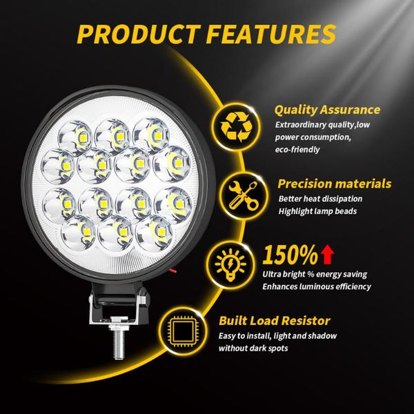 work light round super bright daylight white for car motorcycle trucks accessories drop working led
work light round super bright daylight white for car motorcycle trucks accessories drop working led