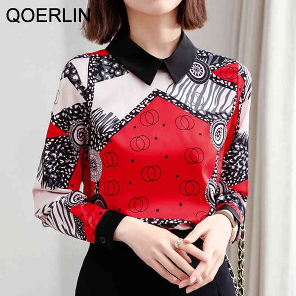 sweater vintage floral printed silk blouse women long sleeve casual shirt turn down collar plus size office ladies blusas, White;black
sweater vintage floral printed silk blouse women long sleeve casual shirt turn down collar plus size office ladies blusas, White;black