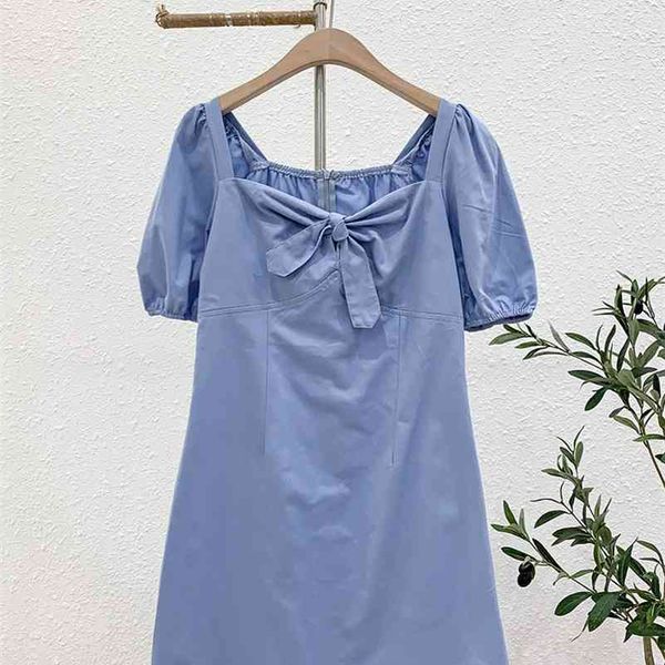 korobov korean sweet chic square collar women dress summer bow puff sleeve dresses preppy style a-line vestidos femme 210430, Black;gray
korobov korean sweet chic square collar women dress summer bow puff sleeve dresses preppy style a-line vestidos femme 210430, Black;gray