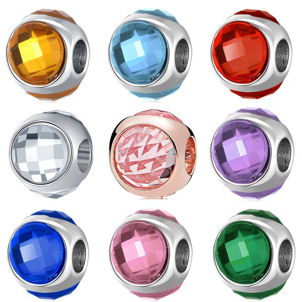 1pcs three-sided crystal pendant diy beads adapting to original pandora charm bracelet ladies jewelry making gifts, Silver
1pcs three-sided crystal pendant diy beads adapting to original pandora charm bracelet ladies jewelry making gifts, Silver
