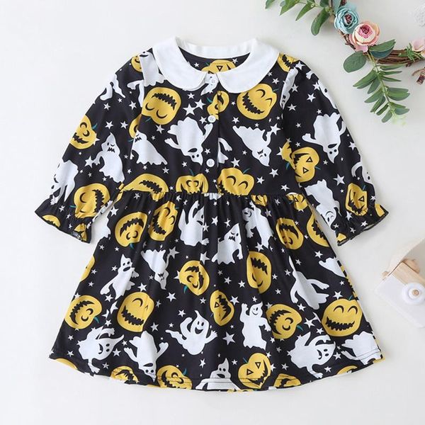 girl's dresses toddler baby girls halloween pumpkin printed party princess dress kids clothes autumn winter for 1-6y, Red;yellow
girl's dresses toddler baby girls halloween pumpkin printed party princess dress kids clothes autumn winter for 1-6y, Red;yellow