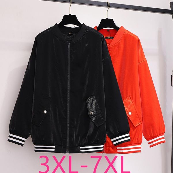 women's jackets 2021 autumn winter plus size jacket for women large casual loose long sleeve print baseball coats black red 3xl 4xl 5xl, Black;brown
women's jackets 2021 autumn winter plus size jacket for women large casual loose long sleeve print baseball coats black red 3xl 4xl 5xl, Black;brown