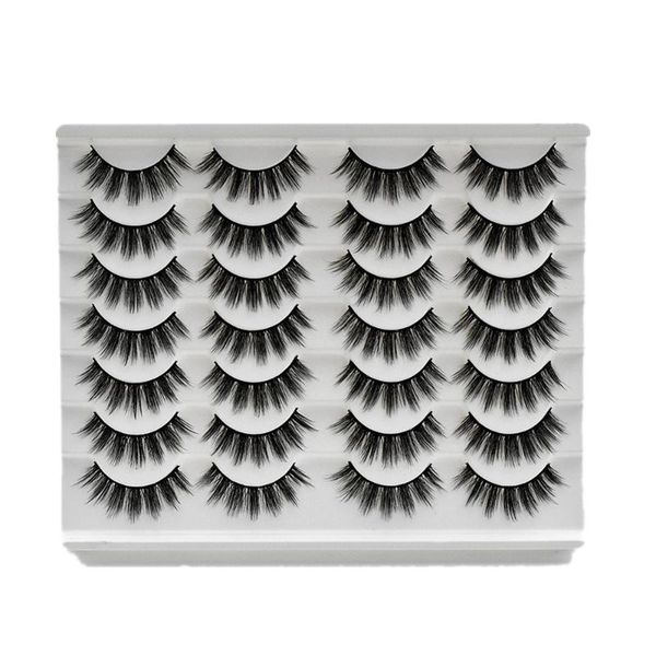false eyelashes 14pairs 3d synthetic hair lashes natural dramatic volume fake makeup eyelash extension silk e02
false eyelashes 14pairs 3d synthetic hair lashes natural dramatic volume fake makeup eyelash extension silk e02