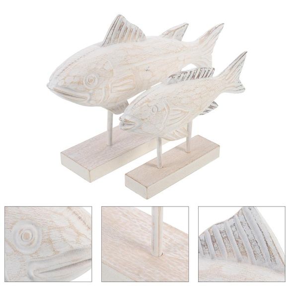 decorations 2pcs vintage wooden fish statue hand carved nautical decor wood ornament
decorations 2pcs vintage wooden fish statue hand carved nautical decor wood ornament