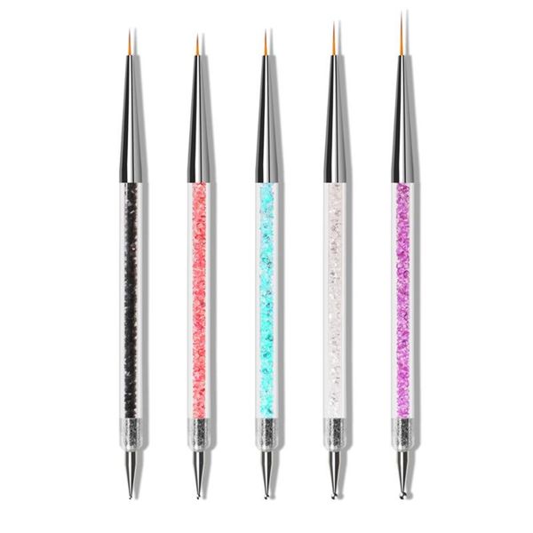 nail brushes 5 pcs/sets art pen 2 in 1 double ends dotting drawing painting uv gel liner polish brush set tools, Yellow
nail brushes 5 pcs/sets art pen 2 in 1 double ends dotting drawing painting uv gel liner polish brush set tools, Yellow