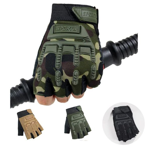 cycling gloves 1 pair of children army tactical half finger bicycle camouflage outdoor riding non-slip wear-resistant thin kids, Black
cycling gloves 1 pair of children army tactical half finger bicycle camouflage outdoor riding non-slip wear-resistant thin kids, Black