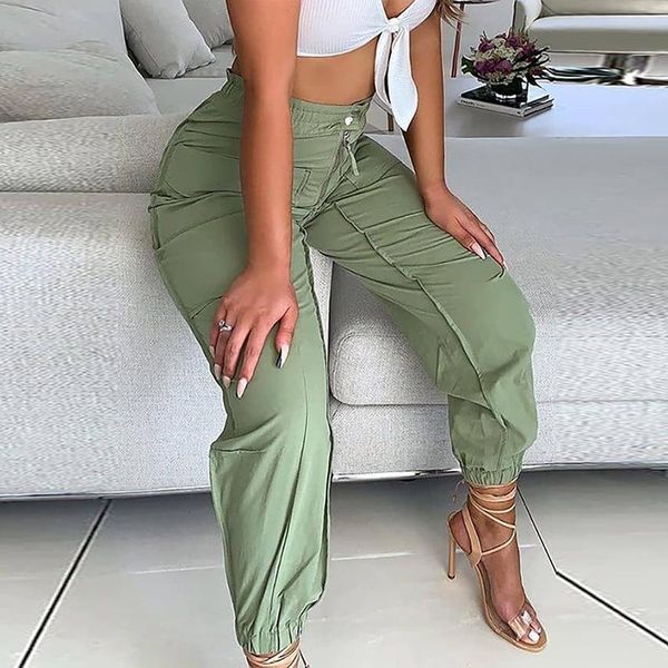 women's pants & capris 2021 autumn zipper high waist sweatpants fashion pocket solid slim cargo spring casual elegant women trousers st, Black;white
women's pants & capris 2021 autumn zipper high waist sweatpants fashion pocket solid slim cargo spring casual elegant women trousers st, Black;white