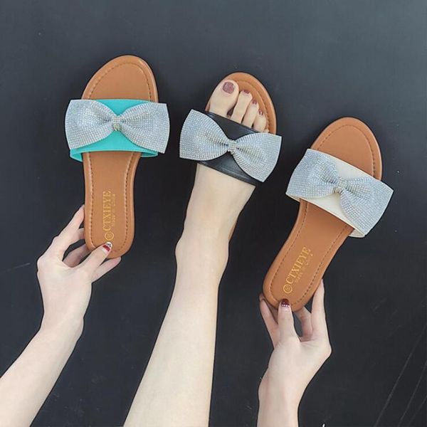 slippers shiny women rhinestone slides casual shoes woman lady bowtie fashion bow slipper flip flops bling bohemia beach, Black
slippers shiny women rhinestone slides casual shoes woman lady bowtie fashion bow slipper flip flops bling bohemia beach, Black