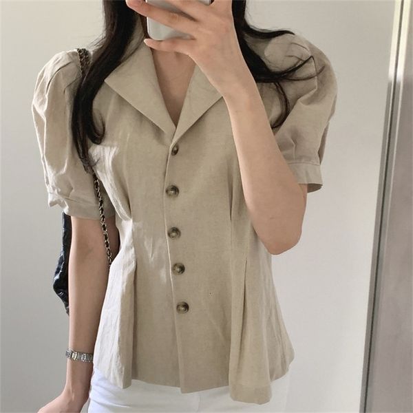 women's blouses & shirts office lady linen cotton high waist chic femme elegance vintage plus size slim stylish summer loose all, White
women's blouses & shirts office lady linen cotton high waist chic femme elegance vintage plus size slim stylish summer loose all, White