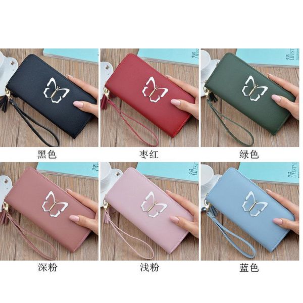 wallets style carrying wallet women's long 2021 fashion butterfly purse zipper tassels large-volume, Red;black
wallets style carrying wallet women's long 2021 fashion butterfly purse zipper tassels large-volume, Red;black