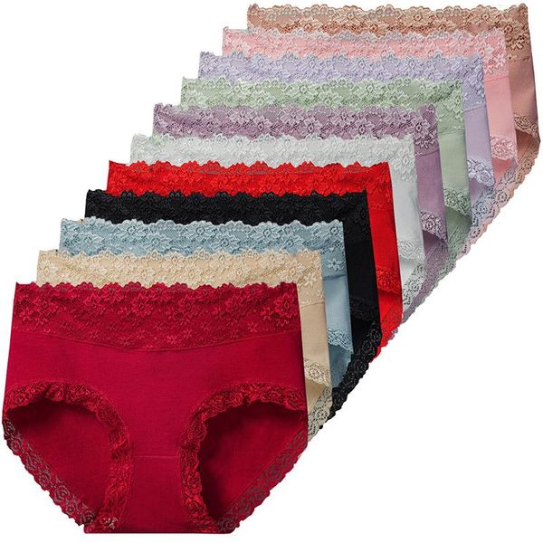 women's panties 11 pieces of cotton underwear, ladies lace briefs, large size, soft and comfortable, girls underwear on sale, Black;pink
women's panties 11 pieces of cotton underwear, ladies lace briefs, large size, soft and comfortable, girls underwear on sale, Black;pink