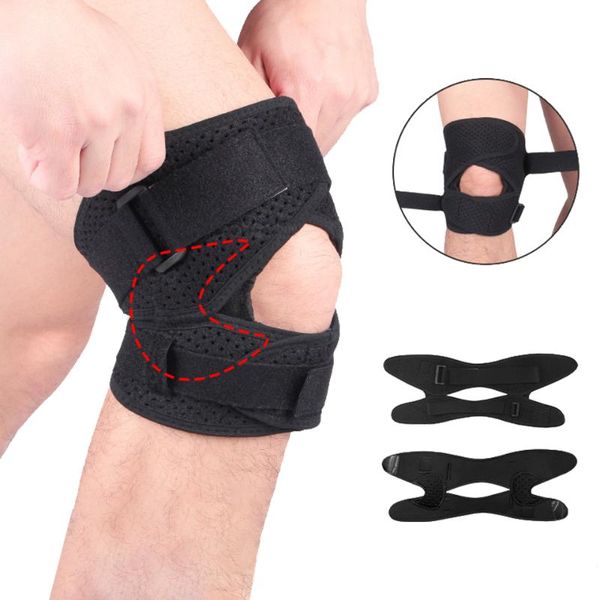 sports open knee pad elastic adjustable basketball kneepad support strap brace protector sleeve for volleyball elbow & pads, Black;gray
sports open knee pad elastic adjustable basketball kneepad support strap brace protector sleeve for volleyball elbow & pads, Black;gray