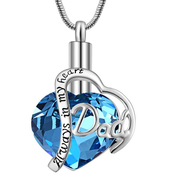 wholesale heart-shaped gemstone cremation pendant, pendant necklace that can put ashes/hair to commemorate the deceased relative or pet-alwa, Silver
wholesale heart-shaped gemstone cremation pendant, pendant necklace that can put ashes/hair to commemorate the deceased relative or pet-alwa, Silver