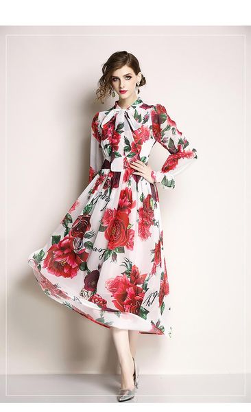 casual dresses tuhao spring autunm elegant chiffon for women puff sleeve long female vestidos printing women's maxi dress t6603, Black;gray
casual dresses tuhao spring autunm elegant chiffon for women puff sleeve long female vestidos printing women's maxi dress t6603, Black;gray