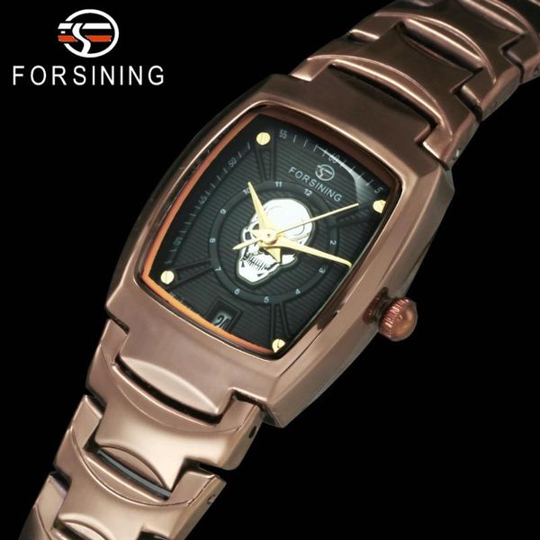 wristwatches forsining creatived women watches quartz analog clock rose golden stainless steel strap casual skull watch gir, Slivery;brown
wristwatches forsining creatived women watches quartz analog clock rose golden stainless steel strap casual skull watch gir, Slivery;brown