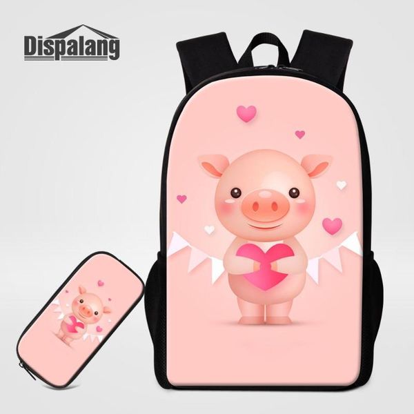 backpack cartoon children school bags piggy printing for teenagers girls 2pcs/set schoolbag with kids pencil bag rucksack
backpack cartoon children school bags piggy printing for teenagers girls 2pcs/set schoolbag with kids pencil bag rucksack