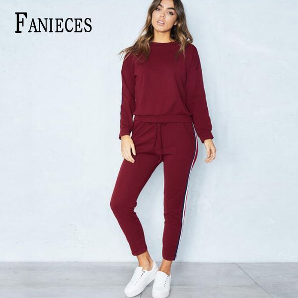 spring fall solid 2 two piece set women casual long sleeve pullover sweatshirt and pants ensemble femme outfits tracksuits 210520, White
spring fall solid 2 two piece set women casual long sleeve pullover sweatshirt and pants ensemble femme outfits tracksuits 210520, White