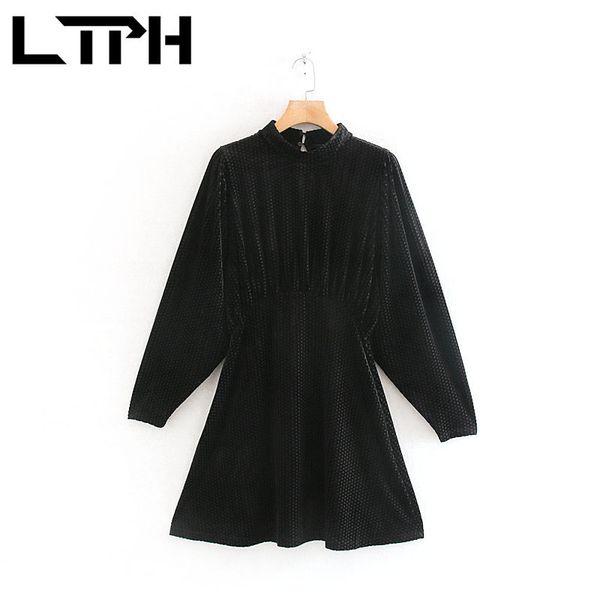 black jacquard velvet women dress vintage casual high waist slim long sleeve o-neck elegant dresses spring autumn 210427, Black;gray
black jacquard velvet women dress vintage casual high waist slim long sleeve o-neck elegant dresses spring autumn 210427, Black;gray