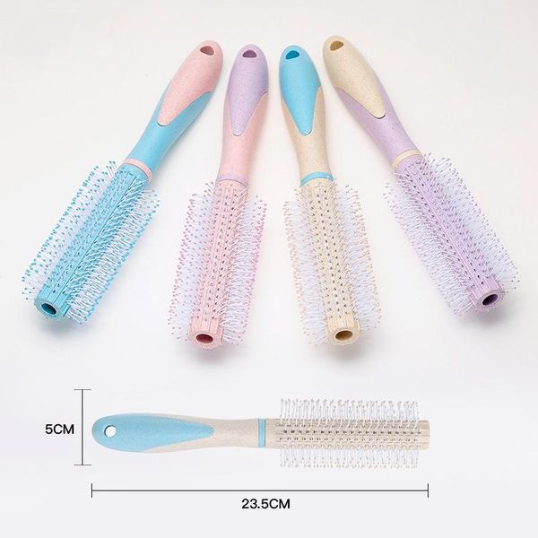 hair brushes soft ball tipped bristle round styling brush - quiff roll hairbrush & wheat straw handle for men women blow drying, curling, Silver
hair brushes soft ball tipped bristle round styling brush - quiff roll hairbrush & wheat straw handle for men women blow drying, curling, Silver