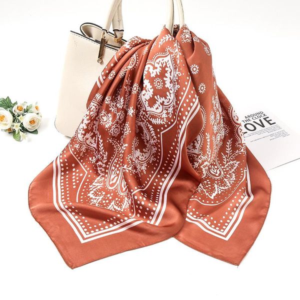 scarves 2021 silk satin print small head neck scarf fashion square women headscarf kerchief female bandana shawl accessories, Blue;gray
scarves 2021 silk satin print small head neck scarf fashion square women headscarf kerchief female bandana shawl accessories, Blue;gray
