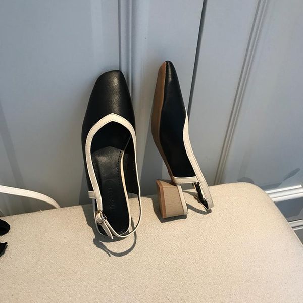 slippers french hollow sandals womens mid-heel retro square-toe thick-heeled high-heeled shoes style baotou single, Black
slippers french hollow sandals womens mid-heel retro square-toe thick-heeled high-heeled shoes style baotou single, Black