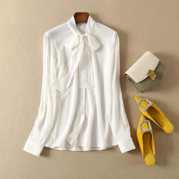 women's blouses & shirts women 2021 silk viscose blend white/champagne/orange pink long sleeve blouse shirt with ribbon
women's blouses & shirts women 2021 silk viscose blend white/champagne/orange pink long sleeve blouse shirt with ribbon