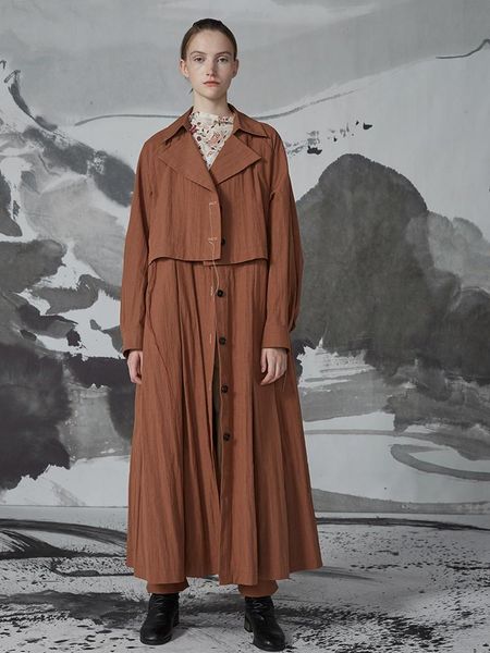 women's trench coats fall winter 2021 collection oversize long two way detachable coat women, Tan;black
women's trench coats fall winter 2021 collection oversize long two way detachable coat women, Tan;black