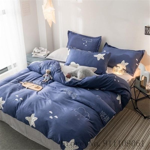 bedding sets home textiles duvet cover pillowcase bed sheet navy blue set king twin size children and linens bedclothes 3/4pcs
bedding sets home textiles duvet cover pillowcase bed sheet navy blue set king twin size children and linens bedclothes 3/4pcs