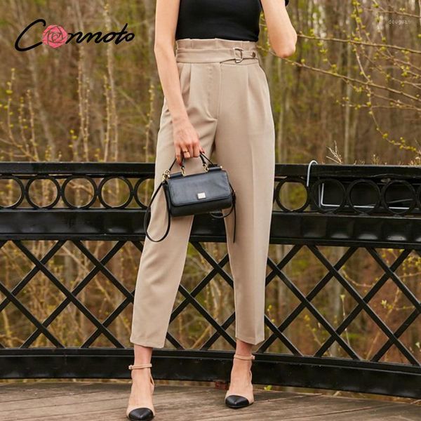women's pants & capris conmoto fashion women casual pant autumn high waist ruffled trousers chic streetwear belt decoration ladies work, Black;white
women's pants & capris conmoto fashion women casual pant autumn high waist ruffled trousers chic streetwear belt decoration ladies work, Black;white