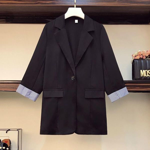 thin fat sister show cover meat suit 2021 large women's fashion temperament two piece coat suits & blazers, White;black
thin fat sister show cover meat suit 2021 large women's fashion temperament two piece coat suits & blazers, White;black