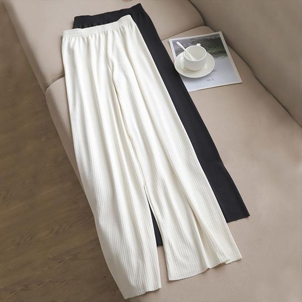 wide leg lce silk summer women capris full length white casual soft stretch trousers, Black;white
wide leg lce silk summer women capris full length white casual soft stretch trousers, Black;white