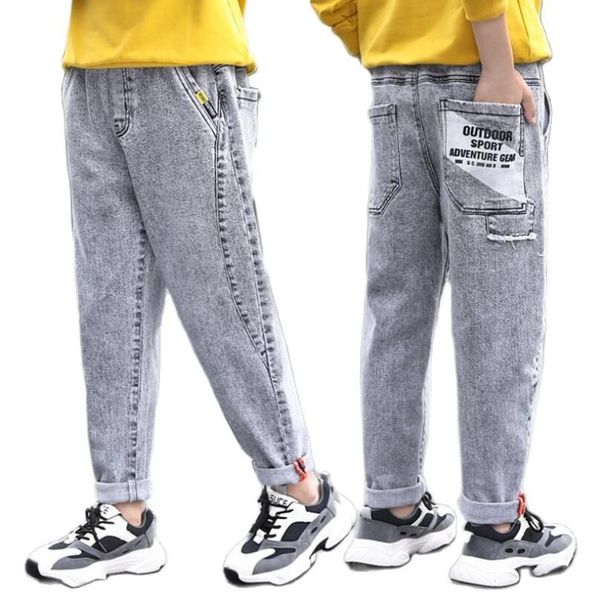 jeans spring-fall boys 4-16y kids loosen denim trousers gray cotton teeange clothes children fashon quality pantalones, Blue
jeans spring-fall boys 4-16y kids loosen denim trousers gray cotton teeange clothes children fashon quality pantalones, Blue