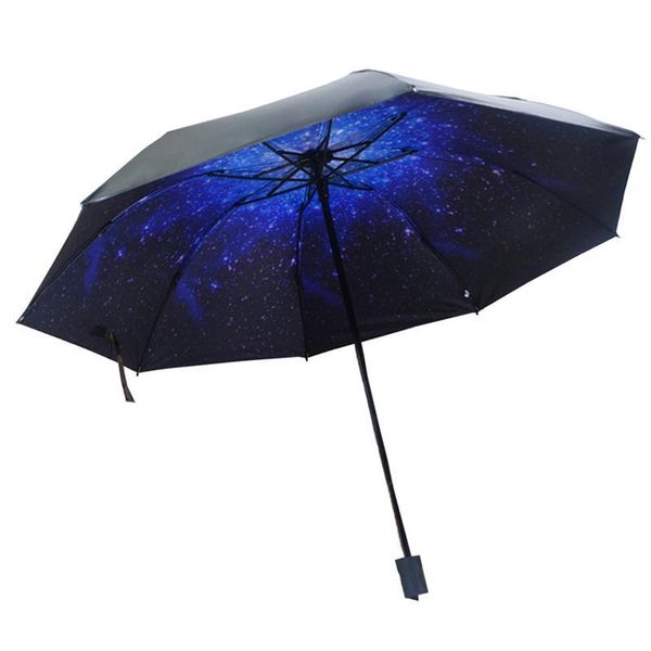 umbrellas anti-uv sun rain protection windproof parasols starry sky 3 folding umbrella
umbrellas anti-uv sun rain protection windproof parasols starry sky 3 folding umbrella