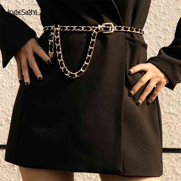 ingesight.z retro twisted metal black velvet belt body for women punk chunky thick heavy harness waist belly chain jewelry, Silver
ingesight.z retro twisted metal black velvet belt body for women punk chunky thick heavy harness waist belly chain jewelry, Silver