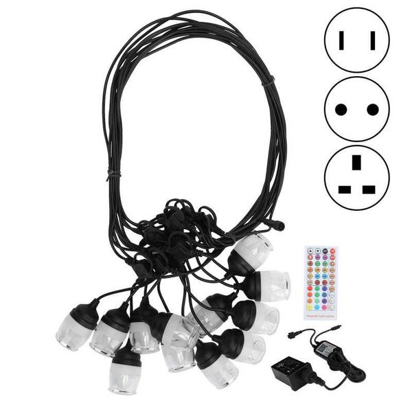 strings outdoor waterproof string lights rgb colorful with rf ir remote control decorative light 100-240v
strings outdoor waterproof string lights rgb colorful with rf ir remote control decorative light 100-240v