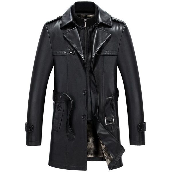 men's fur & faux m-4xl large size leather coat 2021 fleece in a long for men heavy suit collar, Black
men's fur & faux m-4xl large size leather coat 2021 fleece in a long for men heavy suit collar, Black