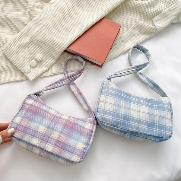 vintage plaid print shoulder bags elegant ladies underarm bag women small handbags female cloth causal zipper daily totes purse
vintage plaid print shoulder bags elegant ladies underarm bag women small handbags female cloth causal zipper daily totes purse
