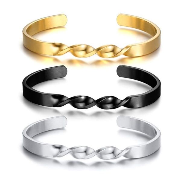 bangle classic spiral twisted open bracelets for men women trendy charm punk style jewelry holiday gift, Black
bangle classic spiral twisted open bracelets for men women trendy charm punk style jewelry holiday gift, Black